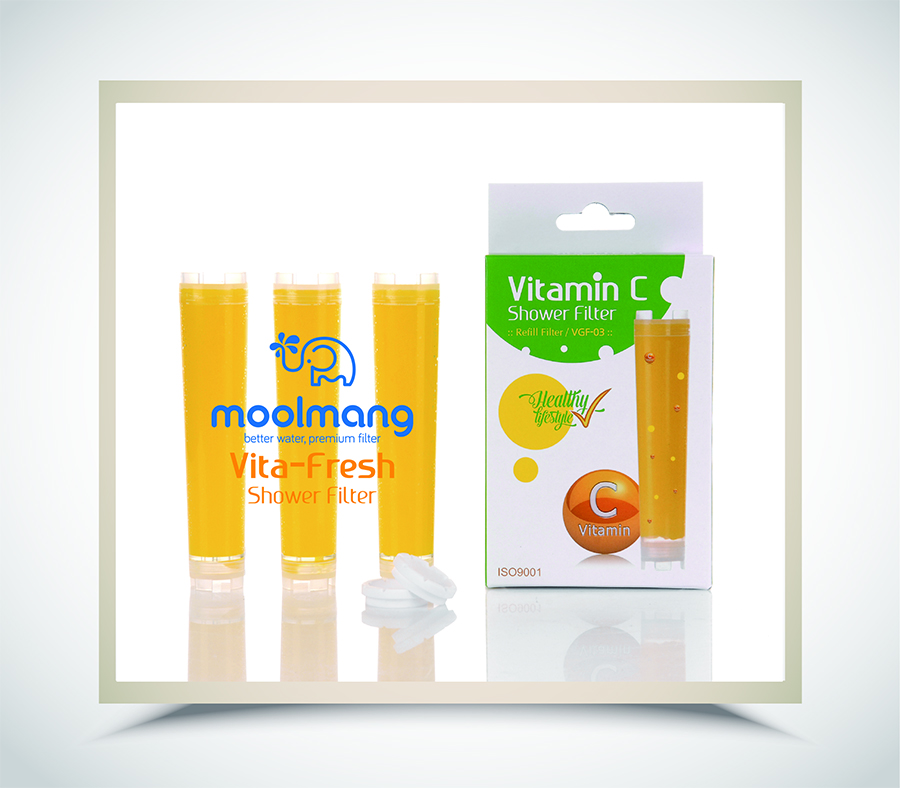 UBS Vitamin C Cartridge 5 Pc in 1 Pack for Vita-fresh Shower Filter 